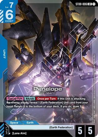 Image of Penelope (LR) (ST08-006) - Starter Deck 08 Flash of Radiance Holofoil