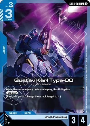 Image of Gustav Karl Type-00 (ST08-008) - Starter Deck 08 Flash of Radiance