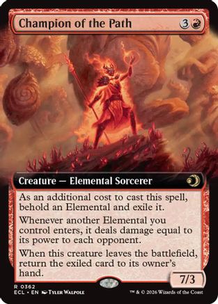 Image of Champion of the Path (Extended Art) [Lorwyn Eclipsed]