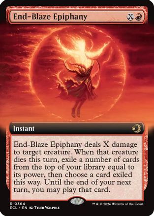 Image of End-Blaze Epiphany (Extended Art) [Lorwyn Eclipsed]