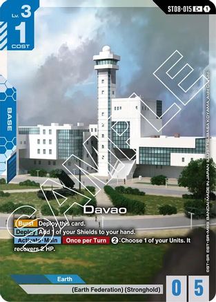 Image of Davao (C+) (ST08-015) - Starter Deck 08 Flash of Radiance Holofoil