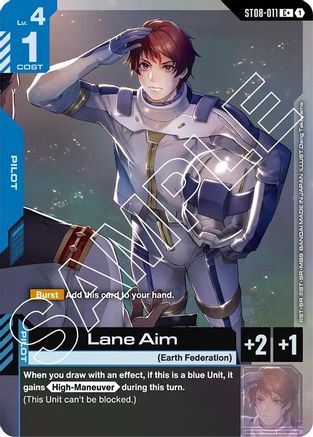 Image of Lane Aim (C+) (ST08-011) - Starter Deck 08 Flash of Radiance Holofoil