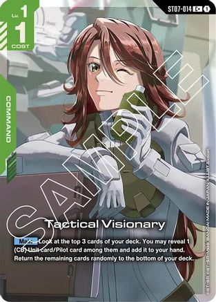 Image of Tactical Visionary (C+) (ST07-014) - Starter Deck 07 Celestial Drive Holofoil