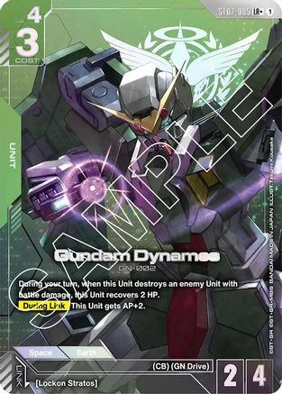 Image of Gundam Dynames (LR+) (ST07-005) - Starter Deck 07 Celestial Drive Holofoil