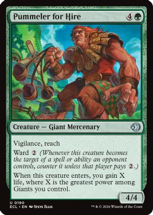 Image of Pummeler for Hire [Lorwyn Eclipsed]