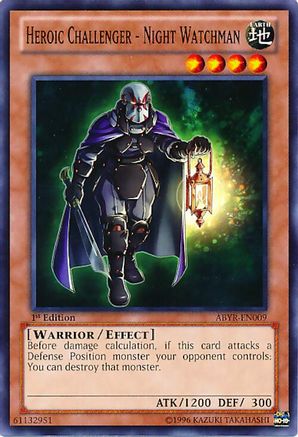 Image of Heroic Challenger - Night Watchman [ABYR-EN009] Common