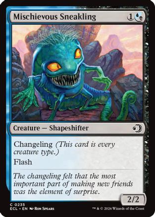 Image of Mischievous Sneakling [Lorwyn Eclipsed]