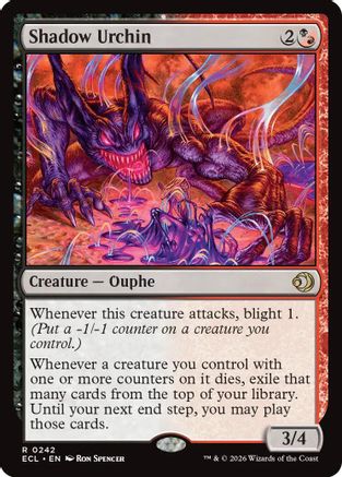 Image of Shadow Urchin [Lorwyn Eclipsed]