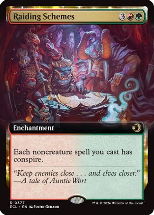 Image of Raiding Schemes (Extended Art) [Lorwyn Eclipsed]