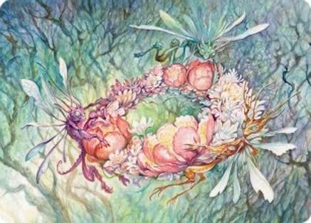 Image of Grave Venerations Art Card [Lorwyn Eclipsed Art Series]