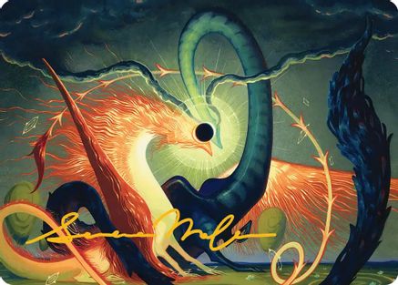 Image of Celestial Reunion Art Card (42/54) (Gold-Stamped Signature) [Lorwyn Eclipsed Art Series]