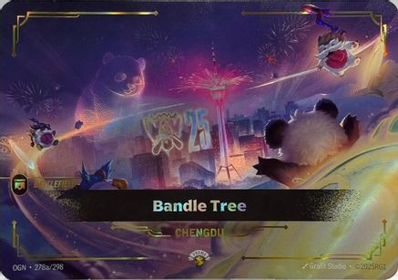 Image of Bandle Tree (278a/298) - Riftbound Promotional Cards Foil