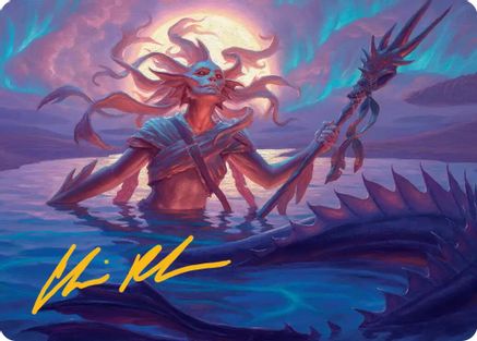 Image of Eclipsed Merrow Art Card (Gold-Stamped Signature) [Lorwyn Eclipsed Art Series]