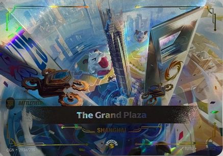 Image of The Grand Plaza (293a/298) - Riftbound Promotional Cards Foil