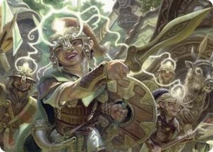 Image of Thoughtweft Lieutenant Art Card [Lorwyn Eclipsed Art Series]