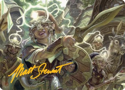 Image of Thoughtweft Lieutenant Art Card (Gold-Stamped Signature) [Lorwyn Eclipsed Art Series]