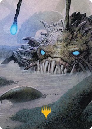 Image of Deceit Art Card (Gold-Stamped Planeswalker Symbol) [Lorwyn Eclipsed Art Series]