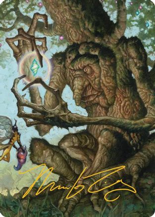 Image of Faeburrow Elder Art Card (Gold-Stamped Signature) [Lorwyn Eclipsed Art Series]