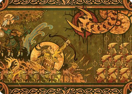 Image of Chronicle of Victory Art Card (Gold-Stamped Signature) [Lorwyn Eclipsed Art Series]