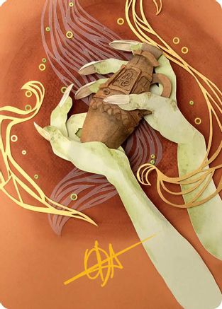 Image of Thousand-Year Elixir Art Card (Gold-Stamped Signature) [Lorwyn Eclipsed Art Series]