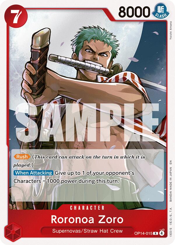 Image of Roronoa Zoro (OP14-015) [The Azure Sea's Seven]