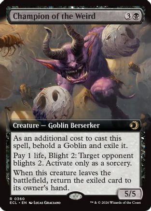 Image of Champion of the Weird (Extended Art) [Lorwyn Eclipsed]