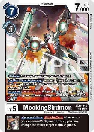 Image of MockingBirdmon [EX11-042] [Dawn of Liberator]