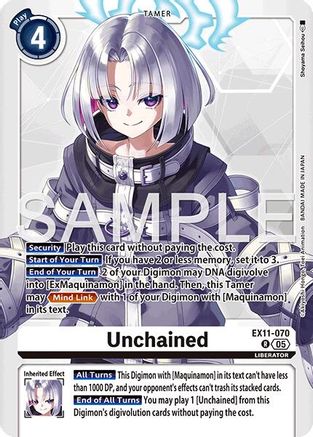 Image of Unchained [EX11-070] [Dawn of Liberator]