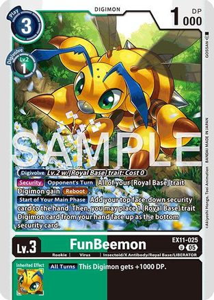 Image of FunBeemon [EX11-025] [Dawn of Liberator]