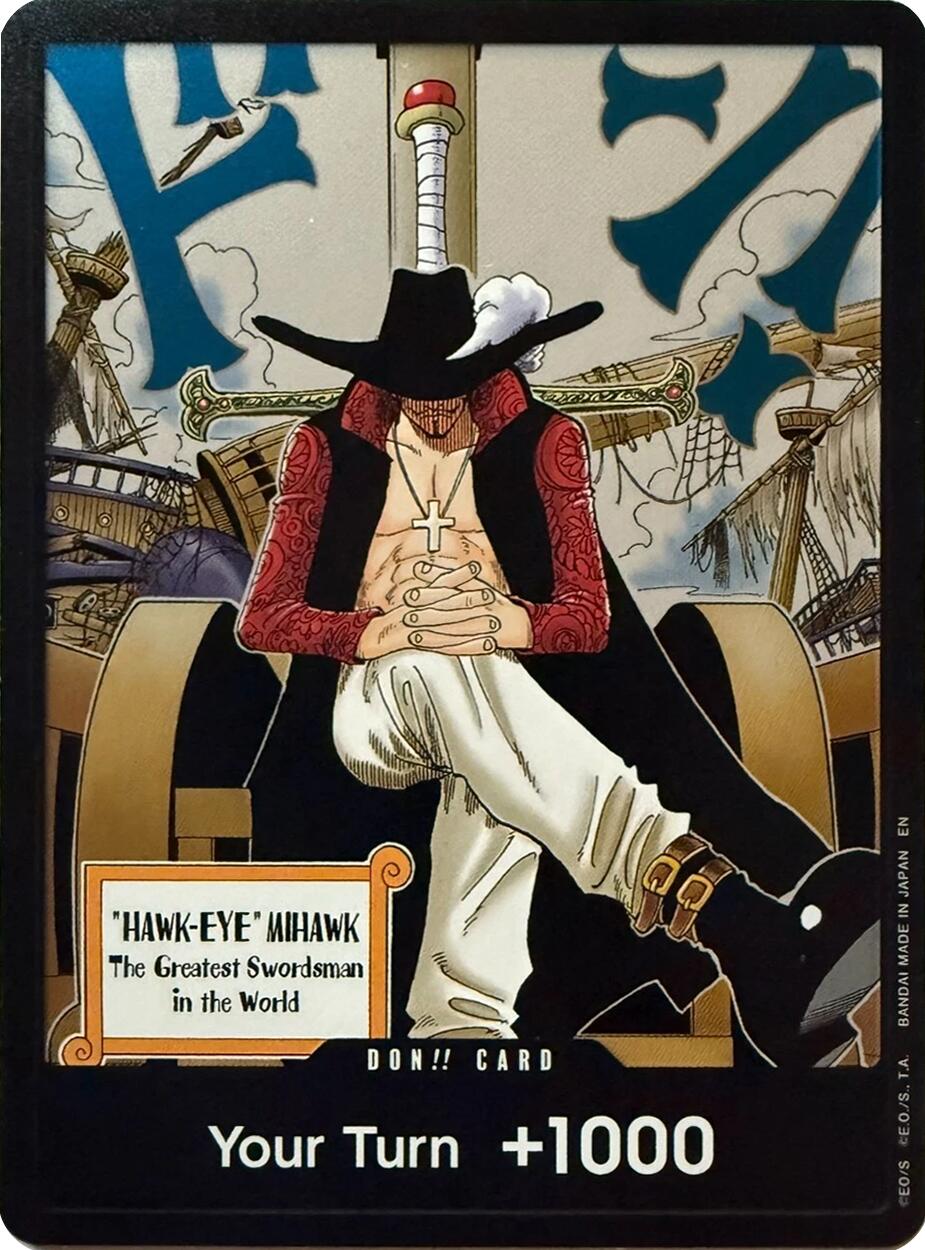 Image of DON!! Card (Dracule Mihawk) [The Azure Sea's Seven]