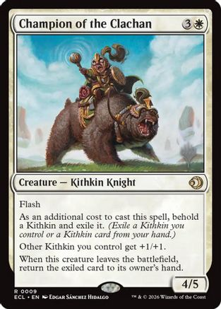 Image of Champion of the Clachan [Lorwyn Eclipsed Promos]