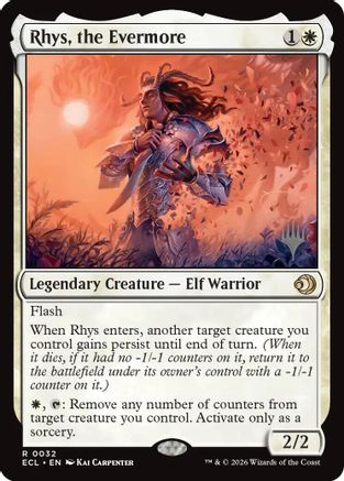 Image of Rhys, the Evermore [Lorwyn Eclipsed Promos]