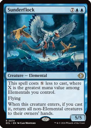 Image of Sunderflock [Lorwyn Eclipsed Promos]