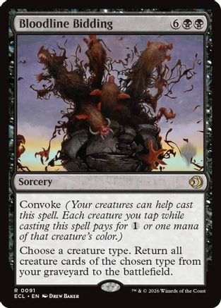 Image of Bloodline Bidding [Lorwyn Eclipsed Promos]