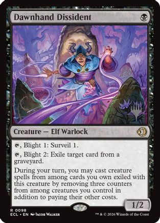Image of Dawnhand Dissident [Lorwyn Eclipsed Promos]