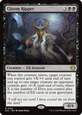 Image of Gloom Ripper [Lorwyn Eclipsed Promos]