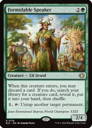Image of Formidable Speaker [Lorwyn Eclipsed Promos]
