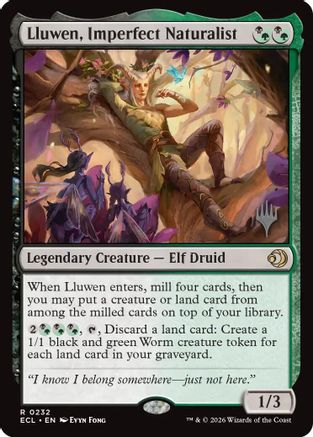 Image of Lluwen, Imperfect Naturalist [Lorwyn Eclipsed Promos]