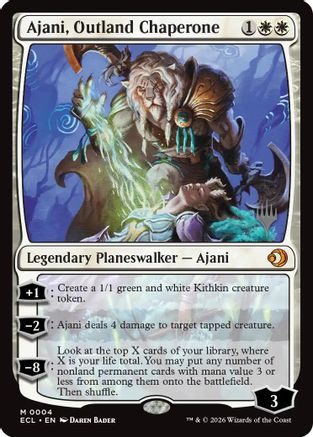 Image of Ajani, Outland Chaperone [Lorwyn Eclipsed Promos]