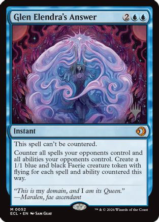 Image of Glen Elendra's Answer [Lorwyn Eclipsed Promos]