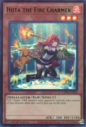 Image of Hiita the Fire Charmer (Ultra Rare) [CH02-EN002] Ultra Rare