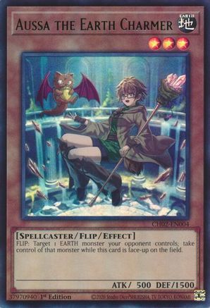Image of Aussa the Earth Charmer (Ultra Rare) [CH02-EN004] Ultra Rare