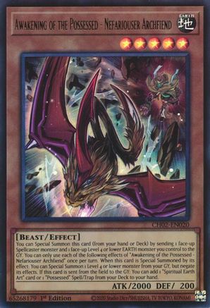 Image of Awakening of the Possessed - Nefariouser Archfiend [CH02-EN020] Ultra Rare