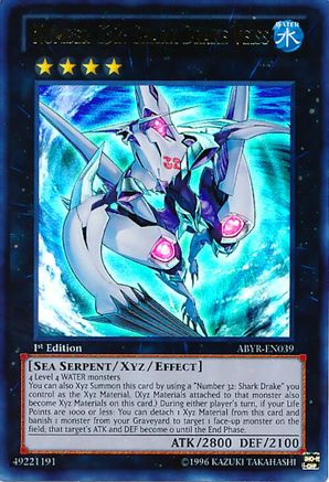 Image of Number C32: Shark Drake Veiss [ABYR-EN039] Ultra Rare