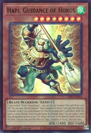Image of Hapi, Guidance of Horus [CH02-EN024] Ultra Rare