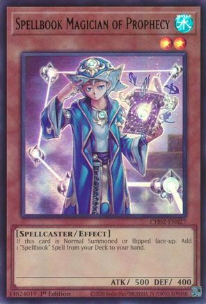 Image of Spellbook Magician of Prophecy [CH02-EN027] Ultra Rare