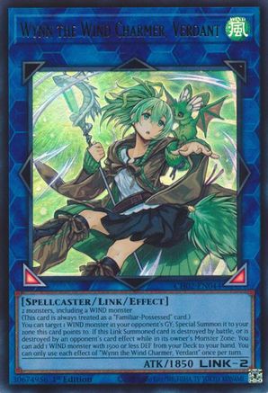 Image of Wynn the Wind Charmer, Verdant [CH02-EN044] Ultra Rare