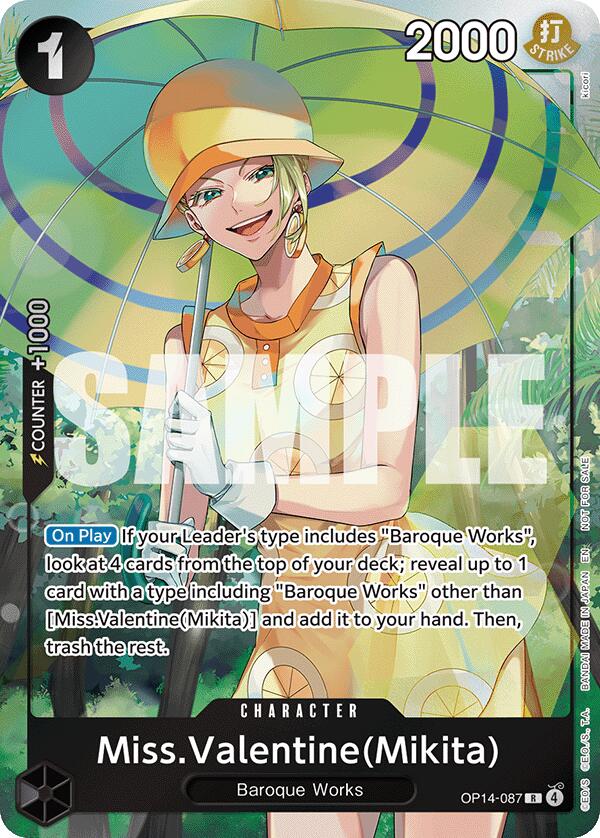 Image of Miss.Valentine(Mikita) (Dash Pack) [The Azure Sea's Seven]