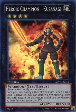 Image of Heroic Champion - Kusanagi [ABYR-EN043] Super Rare