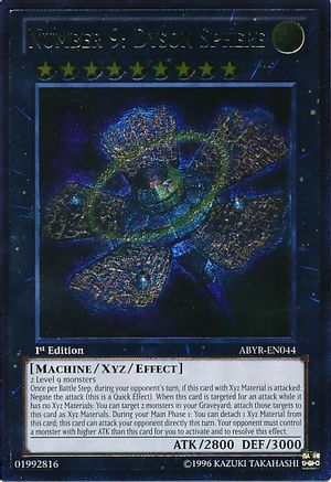 Image of Number 9: Dyson Sphere (UTR) [ABYR-EN044] Ultimate Rare